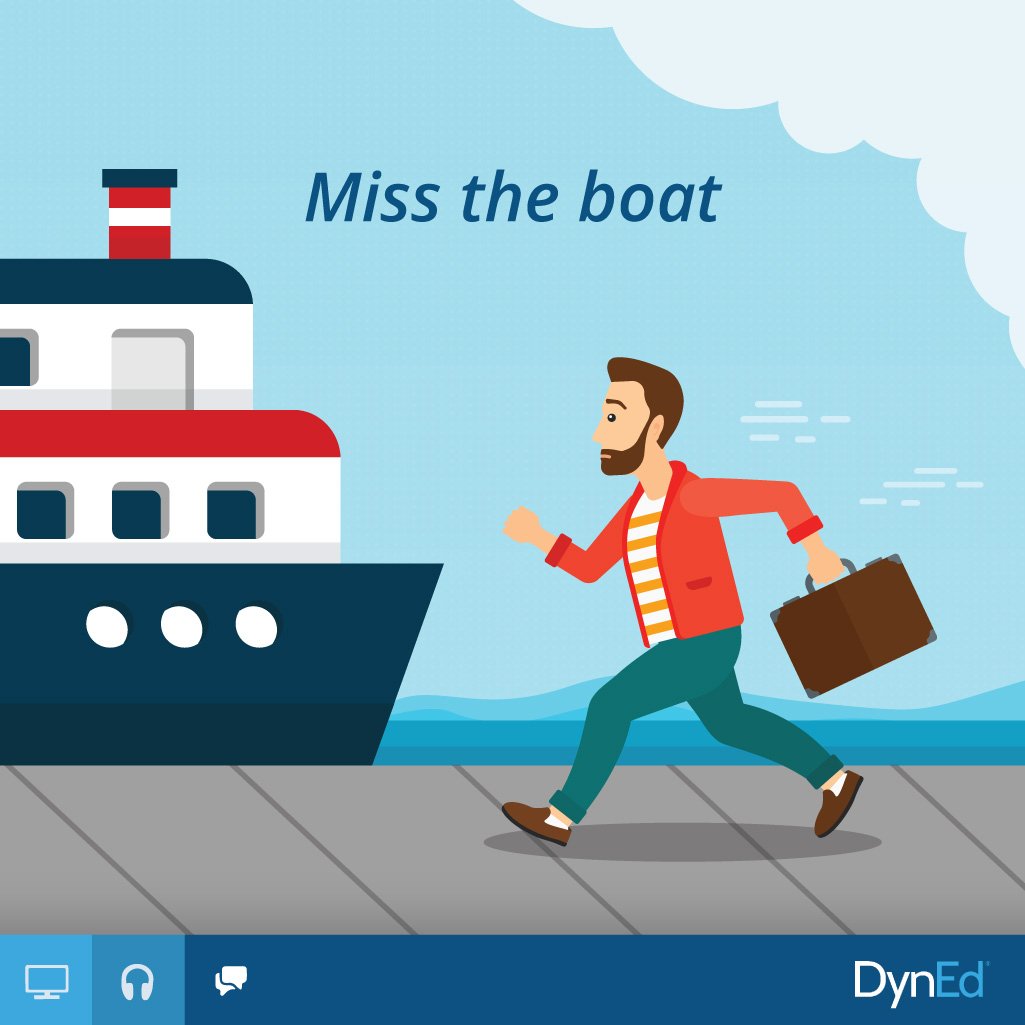 Miss the boat Meaning in Hindi with Picture, Video & Memory Trick