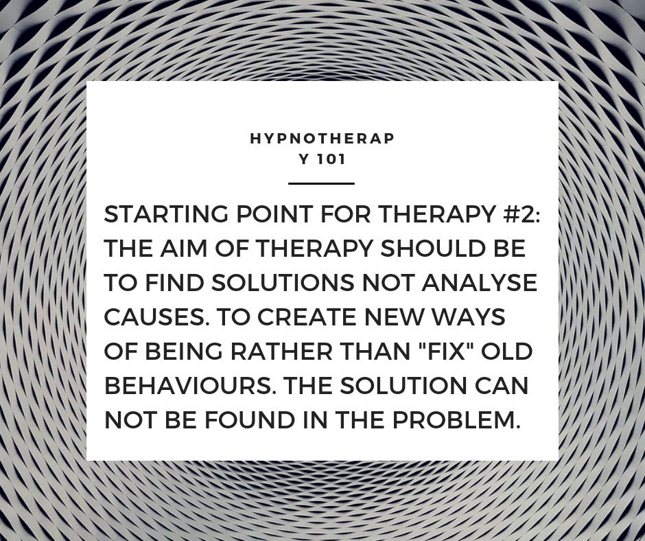 changedailly's tweet image. Hypnotherapy 101
The solution can not be found in the problem.
Understanding everything about what is "wrong" and still not being able to change is the very definition of "stuck". A painful place to be.