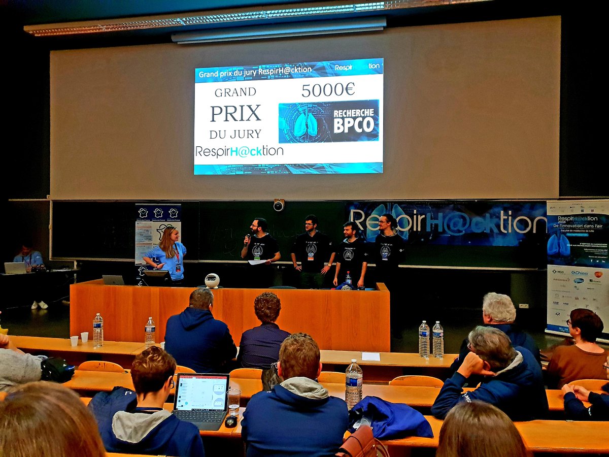 SRETT sponsor du #Respirhacktion2018 est fière d'avoir participé au projet #RechercheBPCO, vainqueur du Grand Prix du Jury.
Beaucoup d'énergie et de belles rencontres pour améliorer la prise en charge des malades respiratoires !
<a href="/respirhacktion/">Respirhacktion</a>
