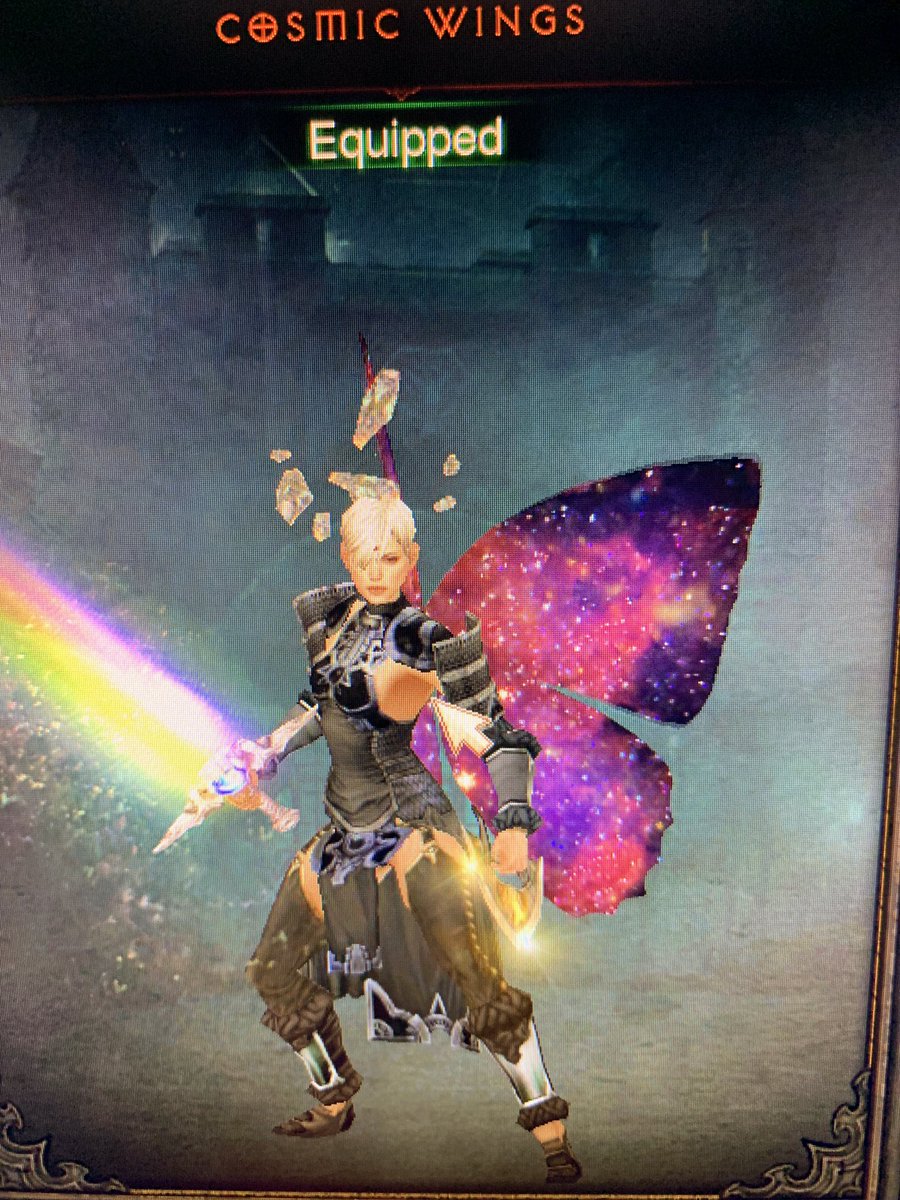 XxBeMaDxX's tweet photo. Finally!!!! Thank you @Bluddshed for the dash build, goblin location videos, inspirational “man you’re unlucky” chats in your stream. I have never been so happy! #cosmicwings #Diablo3 #rainbowgoblins https://t.co/WU8zvfuutr