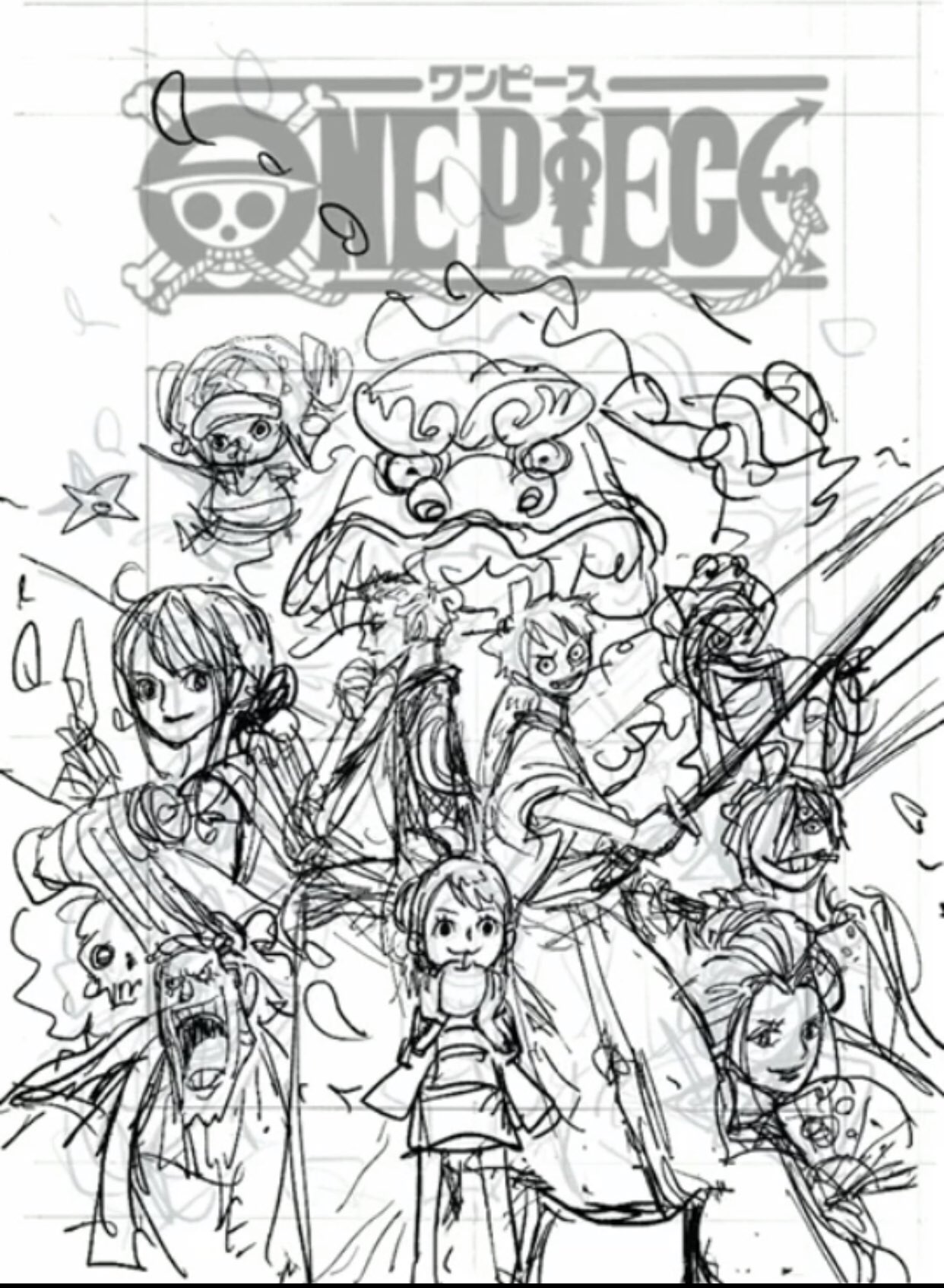 Log ワンピース考察 One Piece 91巻の初期ラフ画のこのパターンもカッコいいなぁ 狛ちよが居なくなって ルフィとゾロの躍動感が増したのね ワンピース T Co Xqnqpazlgn Twitter