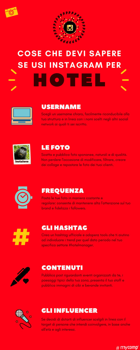 MyCompanyIT's tweet photo. Guida per l'utilizzo di #Instagram in #Hotel https://t.co/Ij9P0ROXY8 

#infografica #turismo #smm #socialmedia https://t.co/9fiE4WsWcJ