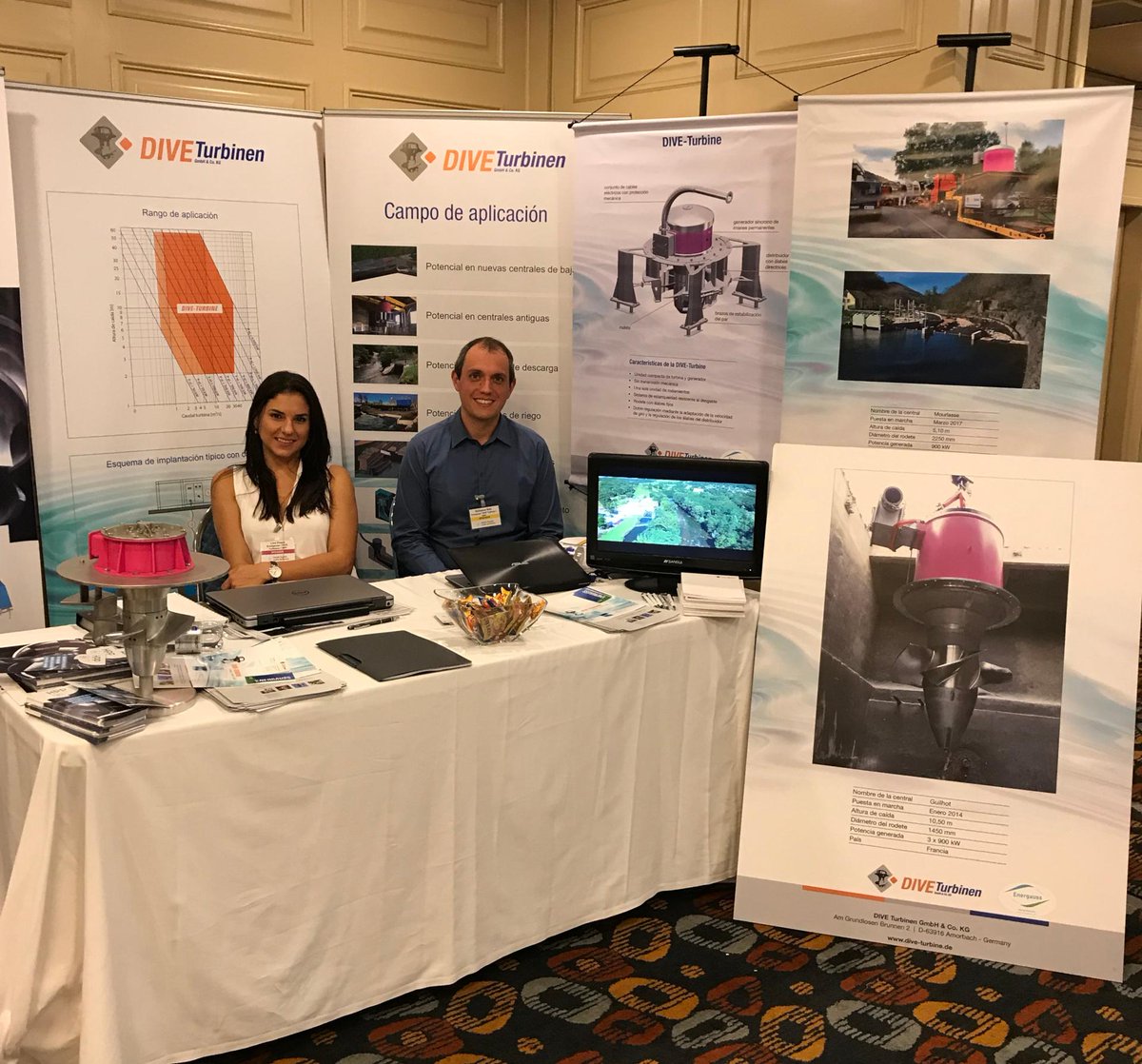 DIVETurbinen's tweet photo. @DIVETurbinen GmbH &amp; Co. KG will be presented at Small Hydro  Latin America, December 5th - 6th in Medellin, Colombia. You find us at  our booth together with our partner Energauss. 🌊⚡️🇨🇴

 https://t.co/0YWQLkVSjt https://t.co/29EtGwt2p1