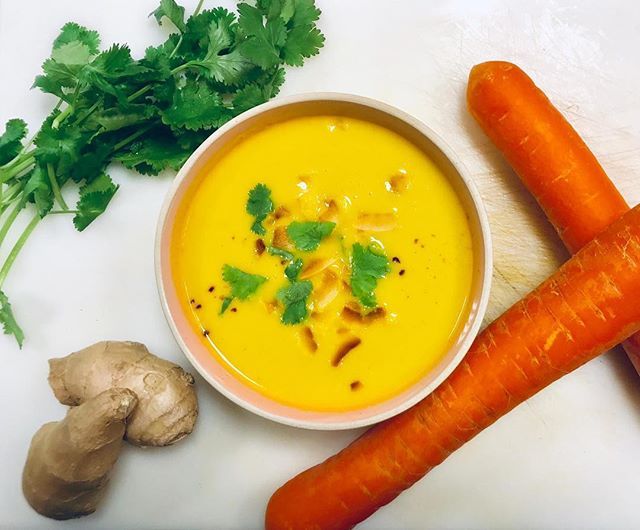 Delicious, healthy, colourful - this is how food should be 😏 carrot and ginger soup available now in our all THREE locations 😎🥕🥣warm up yourself 💛#amsterdam #amsterdamfood #foodie #thecoffeevirus #cafe #startupvillage #inalab #specialitycoffee #soup #carrotandgingersoup …