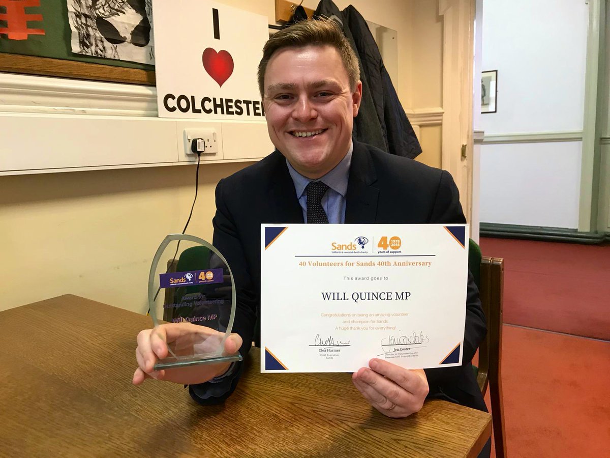 Sadly I couldn’t make the <a href="/SandsUK/">Sands - baby loss charity 💜🧡</a> conference in Glasgow but today I received the award in the post, thank you, it is truly humbling to be recognised in this way alongside amazing Sands volunteers that have done so much to reduce baby loss and support bereaved parents. #Sands40