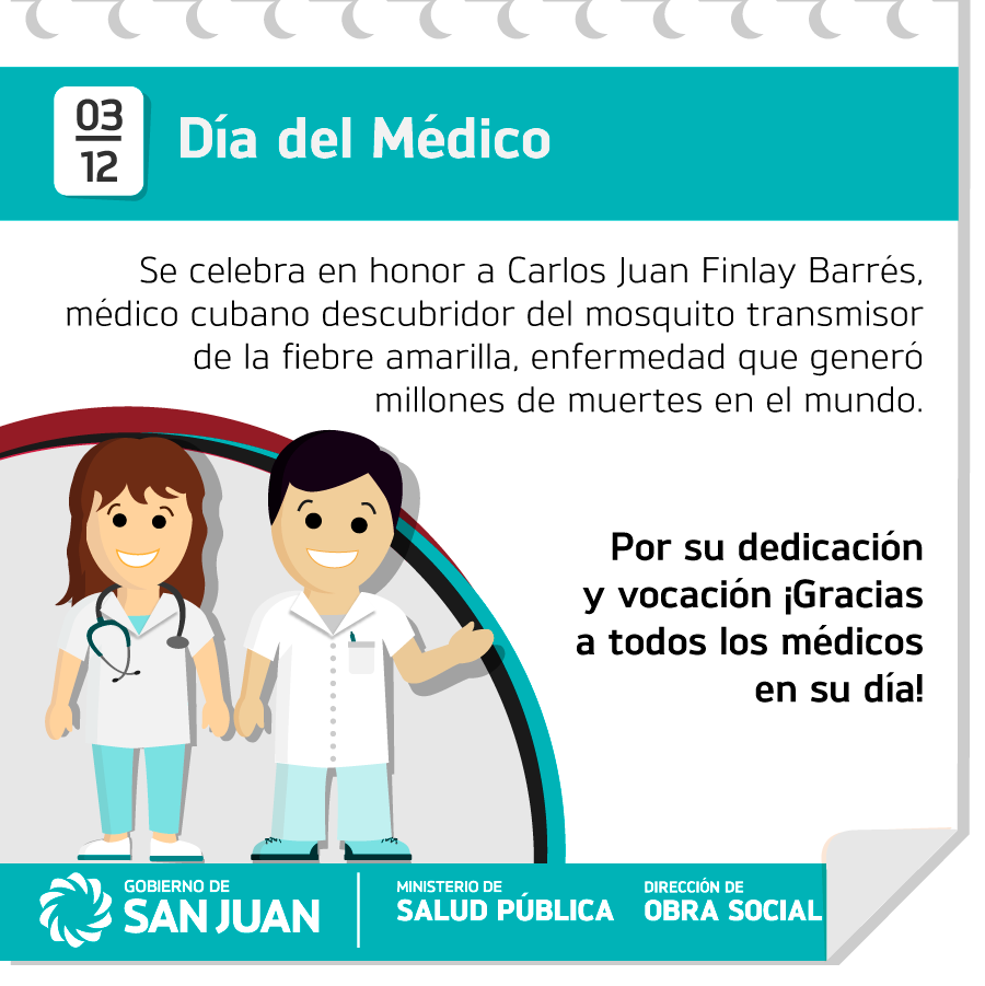 ObraSocialProvi's tweet photo. Feliz #DiaDelMEDICO para todos nuestros prestadores y colaboradores en Obra Social Provincia! https://t.co/hN2ibmUBla