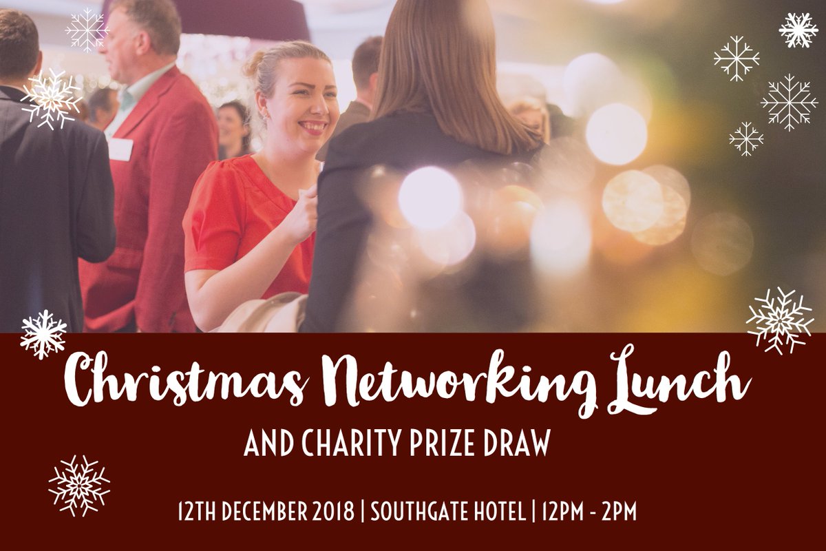 exeterchamber's tweet photo. 🎄🌟 Have you booked your place to attend our Christmas Chamber Lunch on 12th December? We will be holding a Prize Draw this year to support some of our charity members. BOOK HERE >> https://t.co/LjhXWWkCo6 #exeter #networking https://t.co/BQYgTOK4NB
