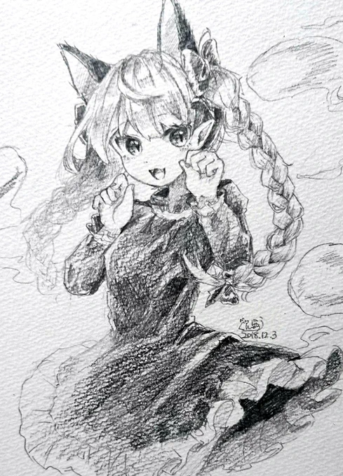 #深夜の真剣お絵描き60分一本勝負
おりん〜 