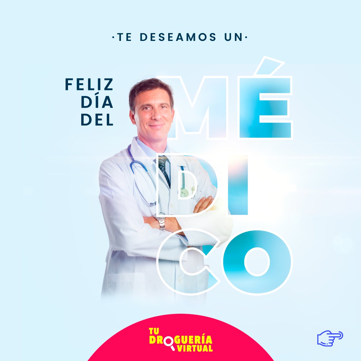 tudrogvirtual's tweet photo. “El buen médico trata la enfermedad; el gran médico trata al paciente que tiene la enfermedad”: William Osler.
¡Te deseamos un feliz día del médico!
#DíaDelMédico #TuDrogueríaVirtual https://t.co/etdnD1svD1