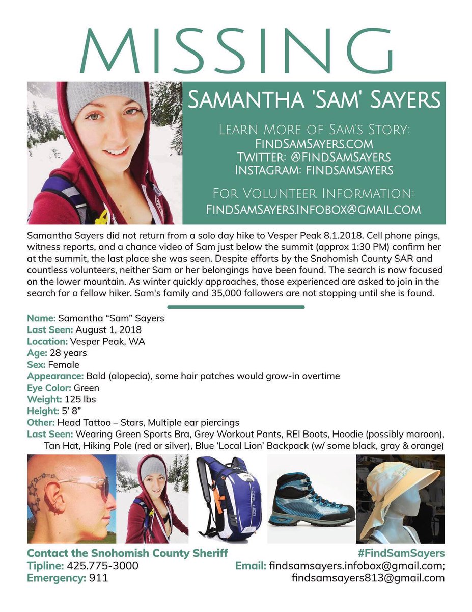 courtney_pene's tweet photo. @TheEllenShow ✨please help us share the message and #findsamsayers 🏔 This is a story of love, hope, relentless pursuit, and family. Over 40,000 people are tuned in. Can you help #SpreadTheWord and bring awareness? ♥️✨#miracle #lovewins @FindSamSayers https://t.co/nhHNCZ6QDq