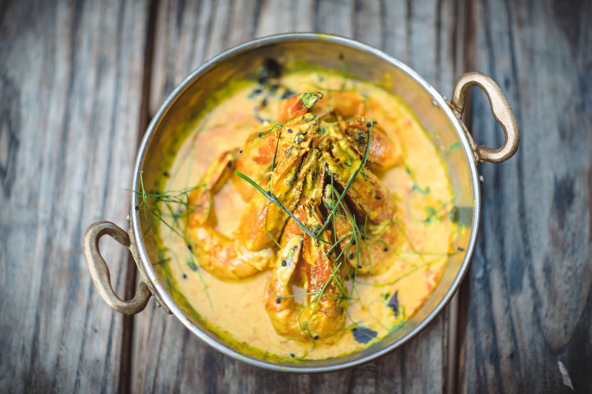 Turmeric tiger prawns 🦐 #MondayMotivation ⚡️ #Londonbul 🌺