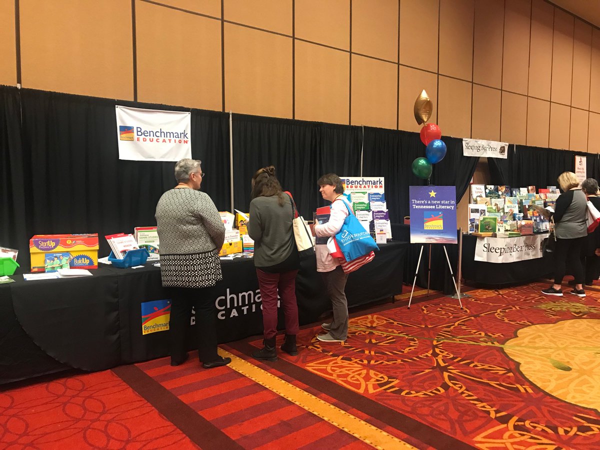 b_andrewsbec's tweet image. Welcome to the Benchmark Education Company booth at the Tennessee Literacy Association conference. Come visit! #BenchmarkEd #TLA