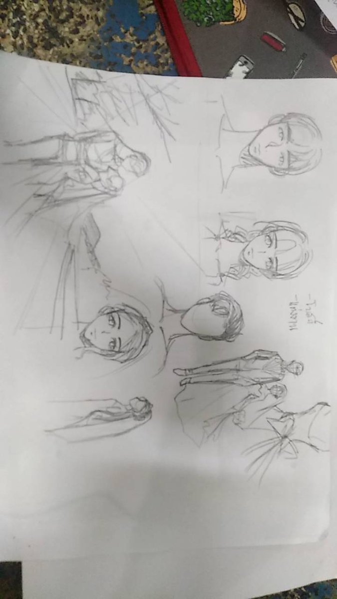 ภาพร่างฉากแต่งงานของเจ้าทาสกับแมวป่วย~>////<…งื้อ~รอให้ภาพเสร็จแบบใจจดใจจ่อมาก~😍😍
#SweetLovess2 #JustinJaokha