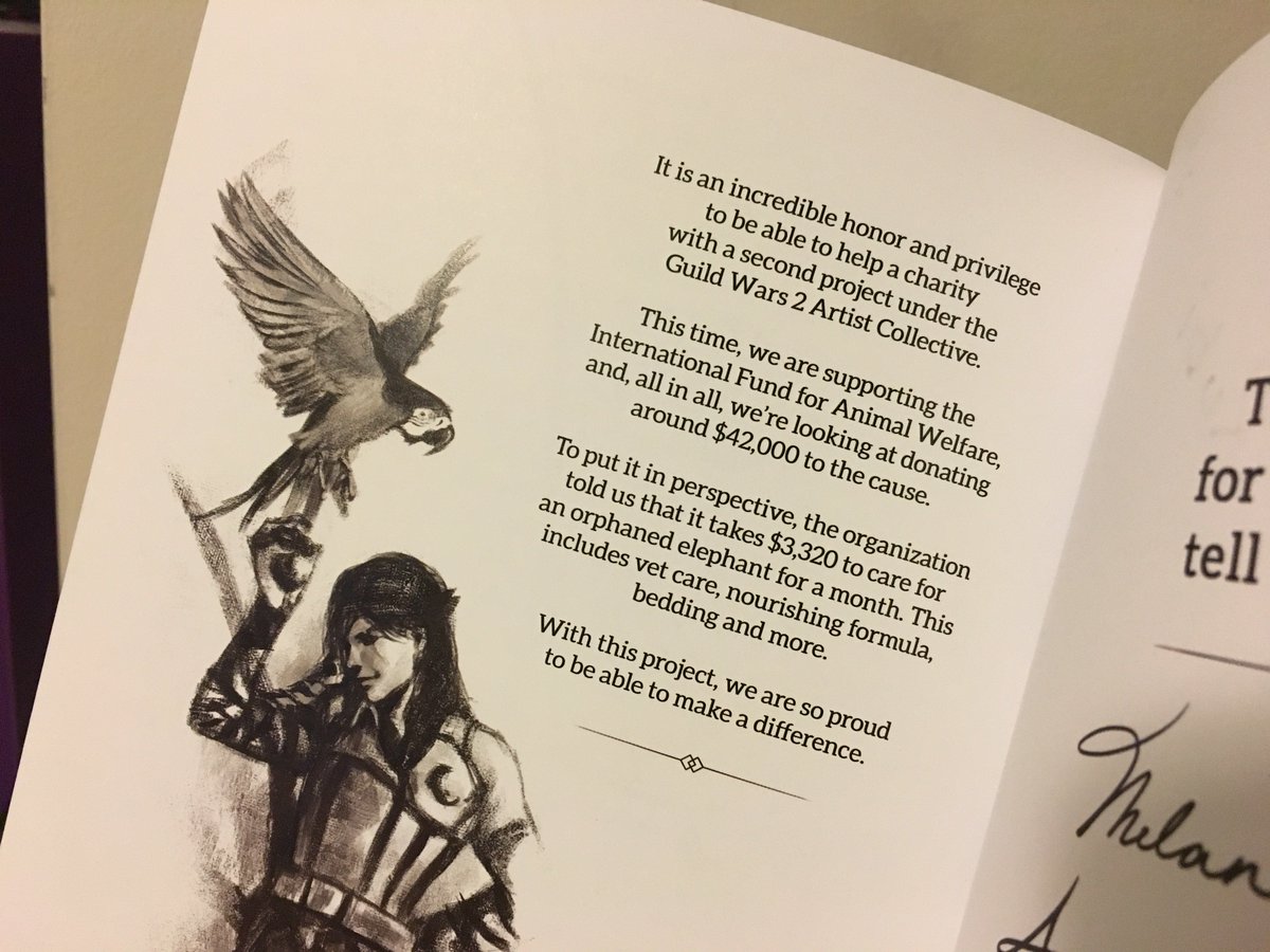 We’re so grateful <a href="/GW2Collective/">GW2 Artist Collective @ Tyrian Gazette</a>, ArenaNet &amp; <a href="/GuildWars2/">Guild Wars 2</a> chose us for their stunning Tyrian Tarot initiative! They brought together 72 global collaborators &amp; raised a generous $42K donation to support our animal rescue &amp; conservation work. #GW2 #GuildWars2 guildwars2.com/en/news/the-ty…