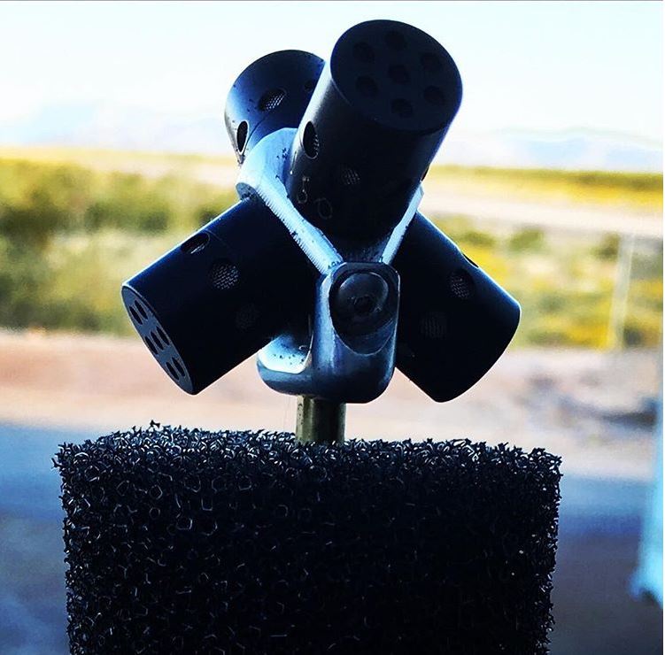 stickman_sound's tweet photo. How many of you are using #Ambisonic #Microphones like this and what are you recording with them? #StickmanSound #TetraMic #SFX #Mic #MicMonday #SoundforMovies #SoundforGames #SoundForTV #Soundlife #Sound #Setlife #Settools https://t.co/KJ2E7jyVOh