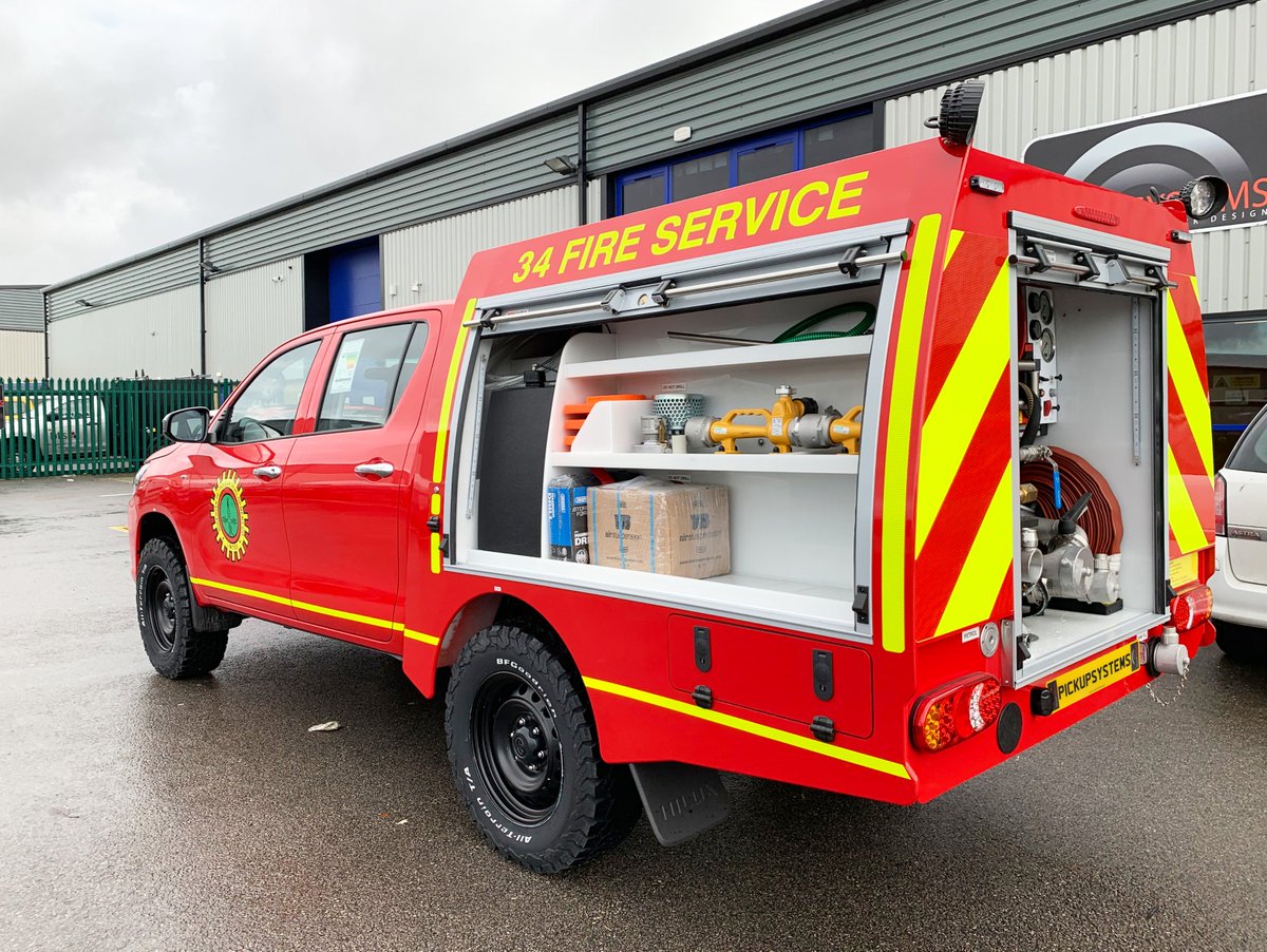 pickupsystems's tweet photo. The polypropylene body design and key specification items such as high visibility livery, 360 degree blue light warning system, LED spot lights and all terrain tyres provide a high quality and user friendly conversion.
#pickupsystems
#nigeria
#rapidintervention https://t.co/GP6nppI2bB