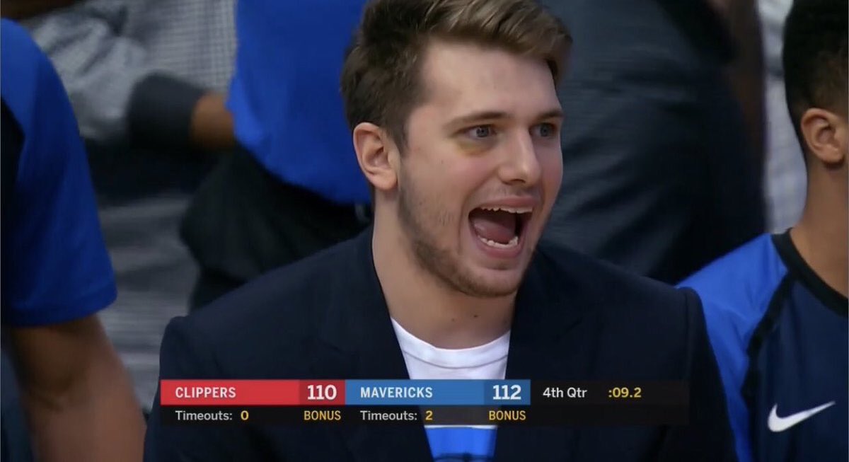 MattGalatzan's tweet photo. #Mavs make statement with physical 114-110 win over Clippers  https://t.co/FCEwBJixUr #MFFL https://t.co/DNZD2UGEX3