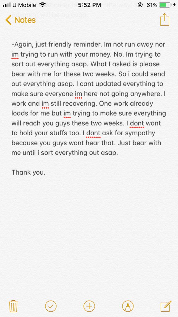 peachsheep_'s tweet photo. #psupdated
Updates for today and dms will be reply tonight. I just reached home from check up. I will reply dms asap after i get some rest. Thank you. https://t.co/3VJ47H7V17