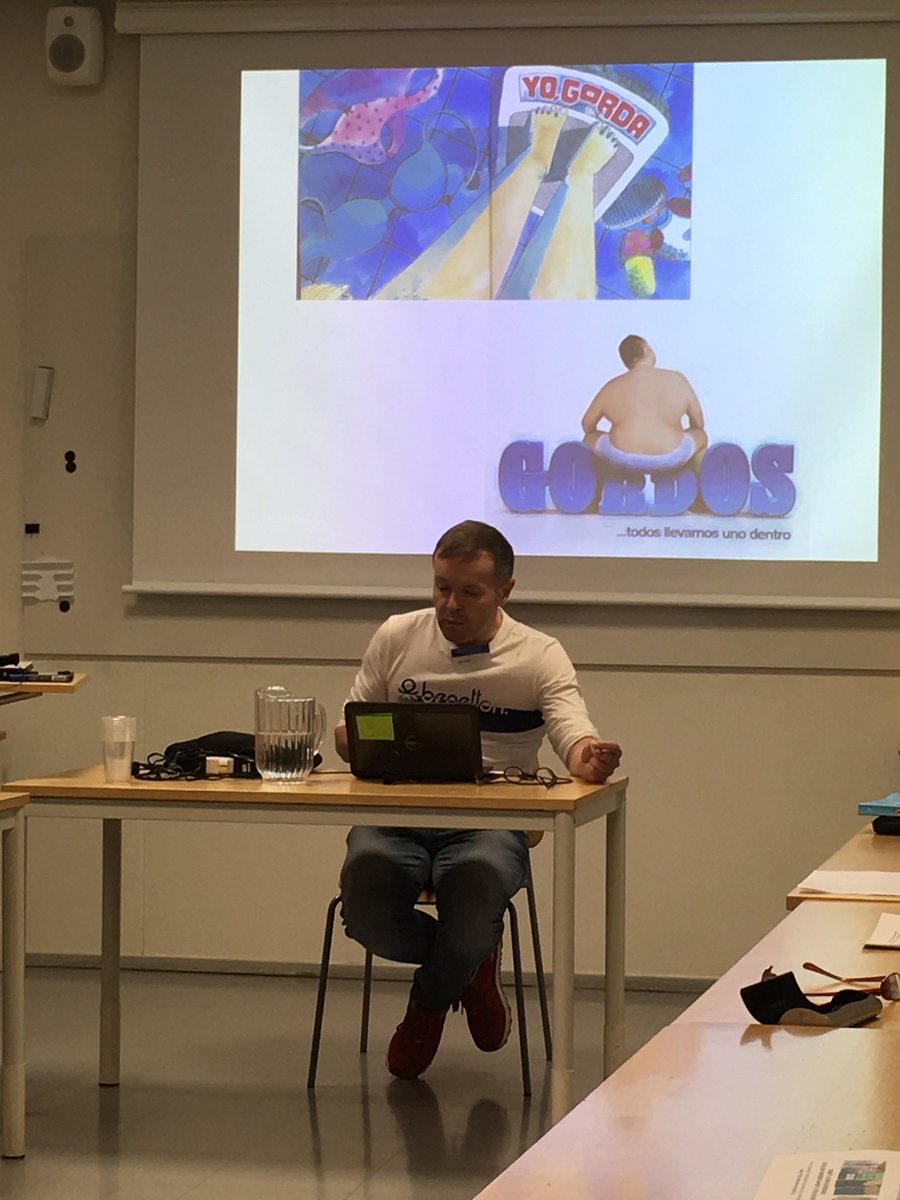Obesity Politics in Spanish Graphic Novels and Film. Still a problem that doctors tend to think less of obese patients, says Ryan Prout #curatinghealth #yogorda #GraphicMedicine #obesity
