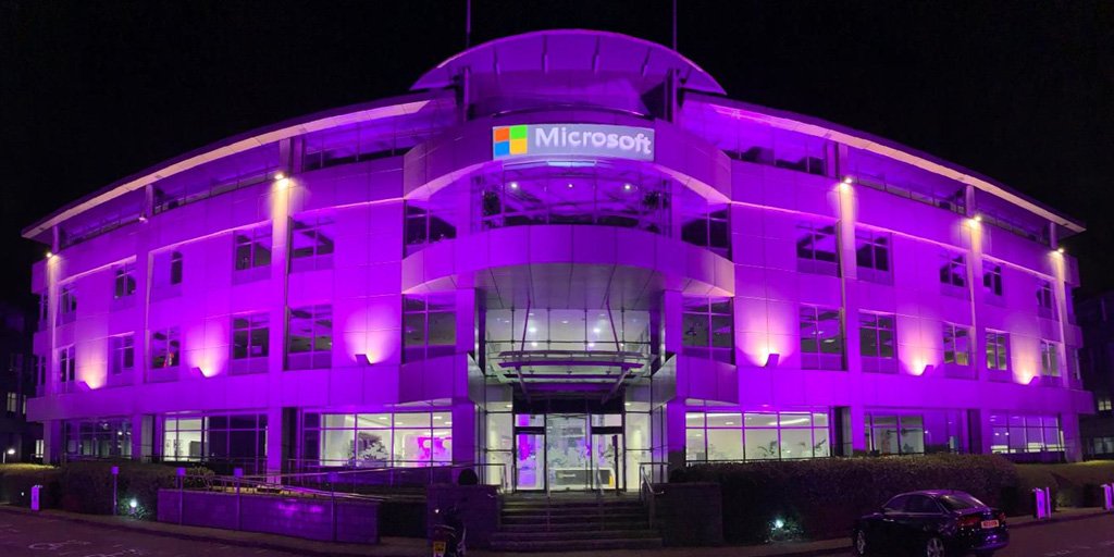 MicrosoftUK's tweet photo. #Microsoft is also supporting the #PurpleLightUp campaign.

Help us drive awareness of #IDPD2018 and join the global movement to support the rights of persons with disabilities.

Learn more: @MyPurpleSpace / https://t.co/VjkEGy9GZD https://t.co/oiHSrviC4b