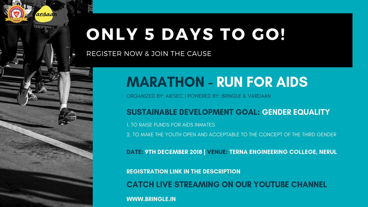 BringlePlatform's tweet photo. Know more about Run For Aids Campaign, CLICK HERE - https://t.co/JFFMUAniK6
For Multiple LIVE Pitching / LIVE Charity / LIVE Training Content, Subscribe to Our YouTube Channel - https://t.co/XbhVfxgdeo
#Marathon #Bringle #Charity #Run #BringleAcademy #ARIA https://t.co/lKSMINvhBh