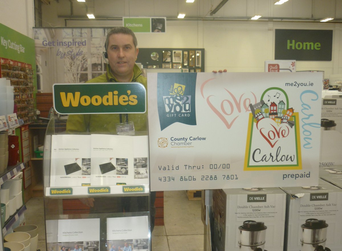 CarlowChristmas's tweet photo. The @LoveCarlow Gift Card is widely accepted across #Carlow in stores including @WoodiesIreland @CurrysPCWorldIE @TescoIrl more choice locally this Christmas #ShopSupportLocal
@carlowchamber @FromMe2You_Gift @CarlowLEO @Carlow_Co_Co https://t.co/Oe8tDYxna9