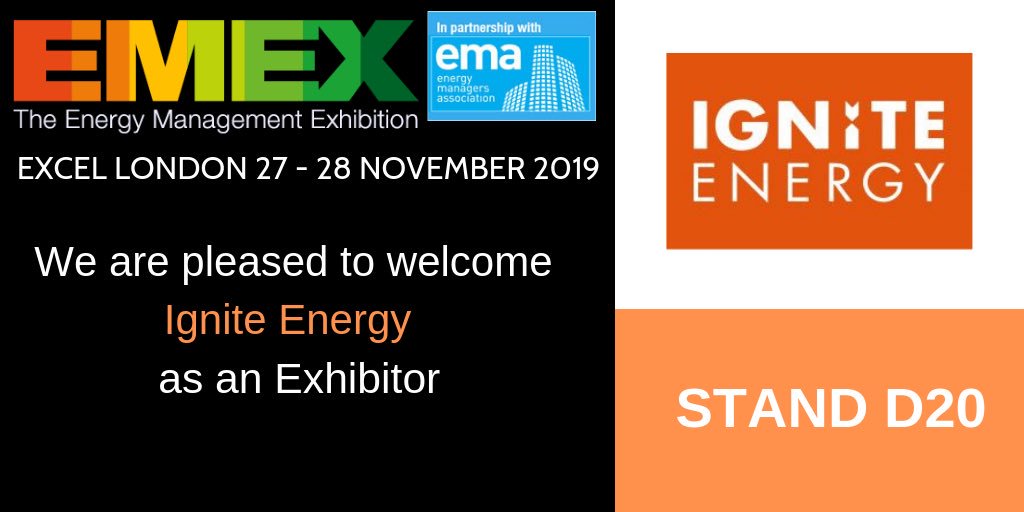 EMEXLONDON's tweet photo. Welcome back to #emex 
@IgniteEnergyLtd We look forward to seeing you and working with you in 2019. #billverification #energyefficiency #energymanagement #billvalidation #energyprocurement #energydata #dataanalysis https://t.co/A25us7ELFZ