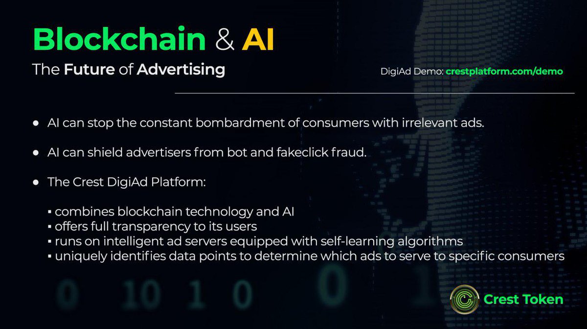 Gjax6's tweet photo. The future of marketing is now. #CrestToken #CSTT #ICO is LIVE! #ERC20 #ETH #BTC #passiveincome https://t.co/tmzL8v2EzM