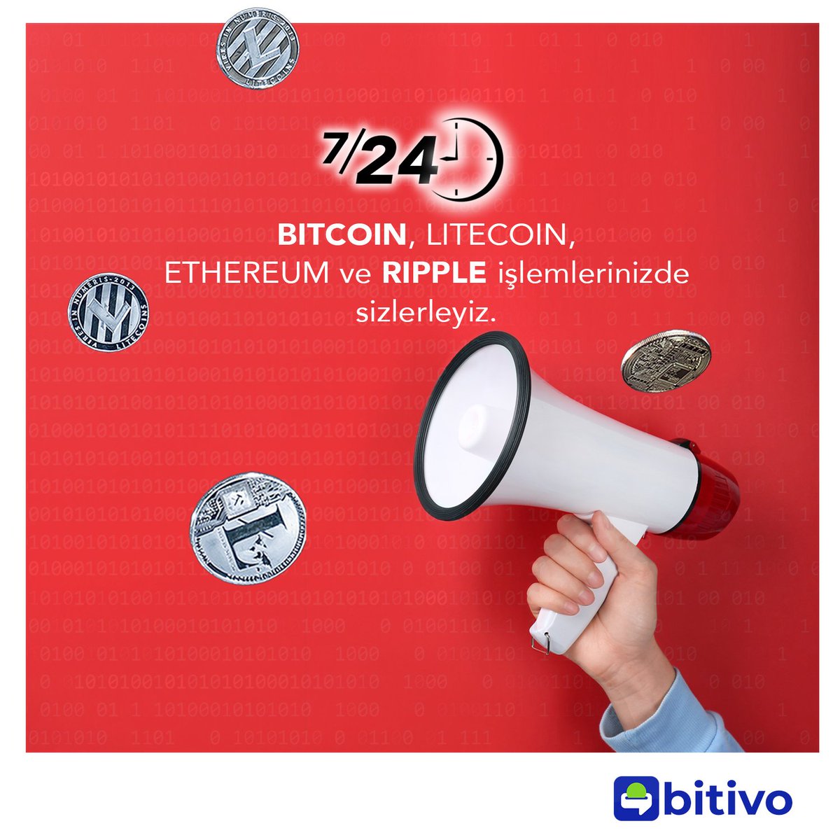 bitivocom's tweet photo. Türkiye'nin kripto para borsası daima açık!
Bitivo'ya ücretsiz üye olup, 7 gün 24 saat boyunca site üzerinden #kriptopara alışverişlerinizi güvenle gerçekleştirebilirsiniz. #bitivo #kriptoparaborsası #yediyirmidört #cryptocurrency #bitcoin #litecoin #ethereum #ripple #exchange https://t.co/lTkGPutRUv