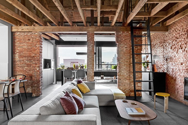 GrupEben's tweet photo. Pisos diseñados al estilo loft. Espacios muy amplios, límites entre ambientes poco definidos, buena iluminación, materiales industriales como tuberías vistas, vigas en el techo, columnas de hierro
#loft #estiloloft #reformas #empresaderformas #GrupEben https://t.co/23GjyEWogR