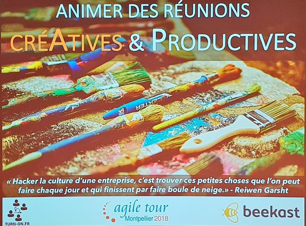 david_garduno's tweet photo. What a nice and interesting subject in the context of the Agile tour montpellier 2018
#ATMTP18 https://t.co/0aCTytRPDO