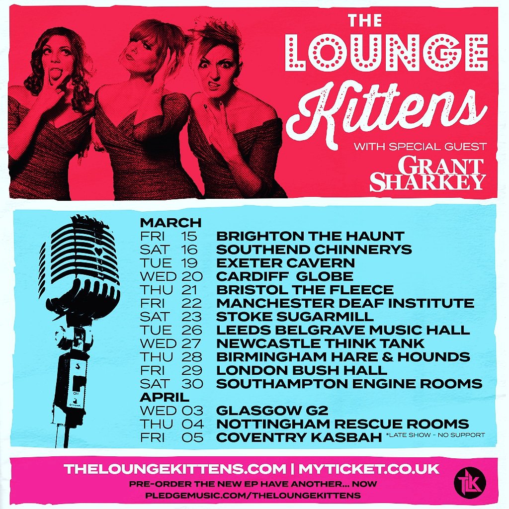 thgirlwpinkhair's tweet photo. There are no words to describe how excited I am to hit the road again with my best mates and now with added @GrantSharkey Tickets on sale Wednesday at 10am https://t.co/hW4WH8sqCz #TLKTour https://t.co/4jMQait94Q