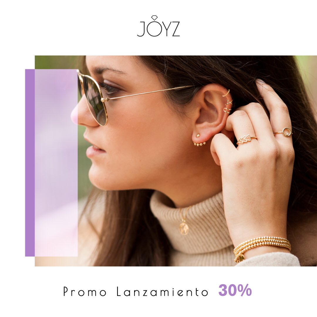 Lo más simple muchas veces es lo más bonito ✨ Eso es nuestra colección #Joyz, tu mejor elección para el día a día, todos los días ⭐️ Ahora con un 30% de descuento por lanzamiento 🥳 chulucanas.es