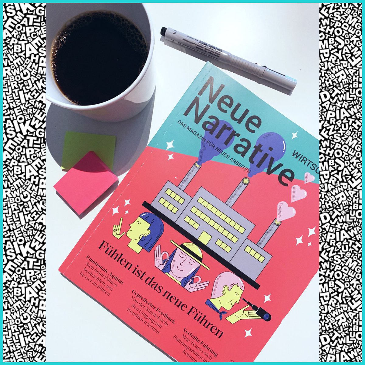 Montagslektüre ... @neuenarrative Bin gespannt ... Happy Monday! #newwork #leadership