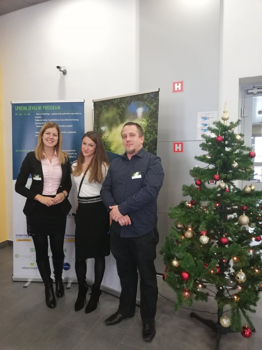 PBNHungary's tweet image. Our colleagues Renáta and Ákos are participating at the HealthDay #conference (@HealthDaySi ) in Ljubljana. Ákos is presenting our success story &quot;from social innovations to AMLab in 1 year&quot; The event is organized by @LjTehnoloski. 
#AMLABhungary