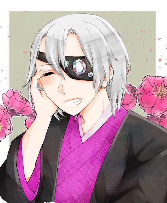 さよ子さんがTwitterに投稿した宇髄天元(鬼滅の刃)のイラスト。