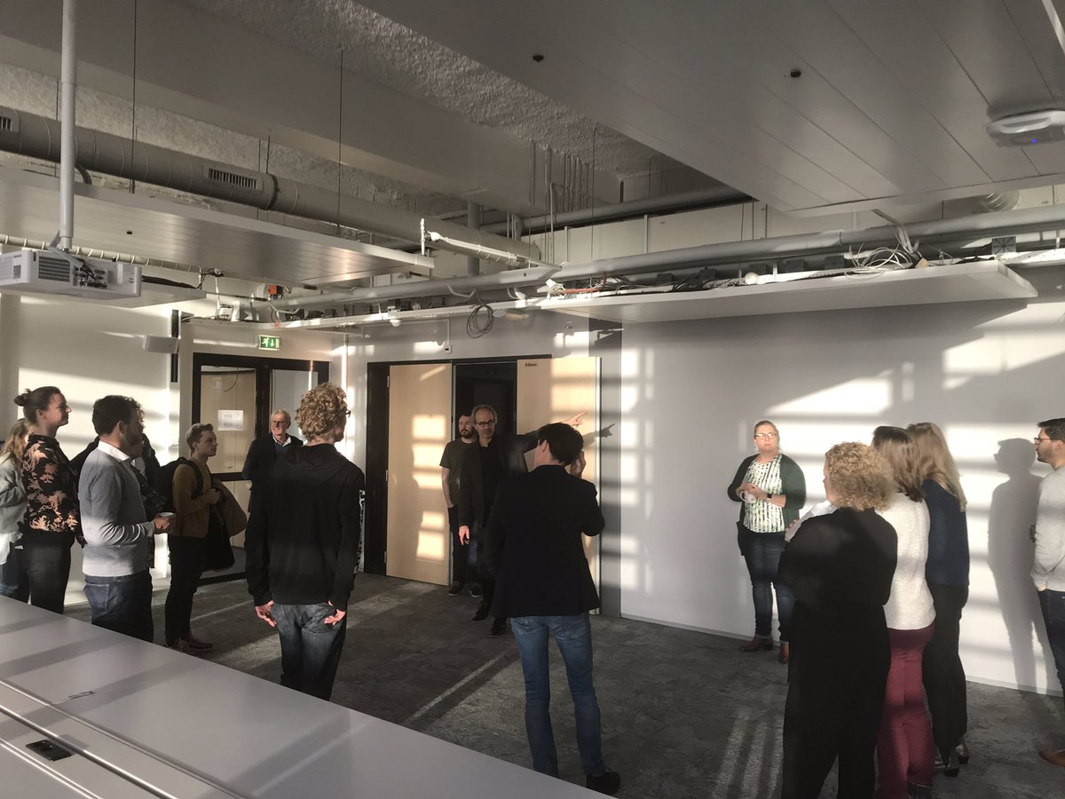 AMS_institute's tweet photo. We have just moved in! Happy to settle into our new office with colleagues, students and partners at building 027W @Marineterrein_A. A great step for the institute! https://t.co/d94y0C1Qq5