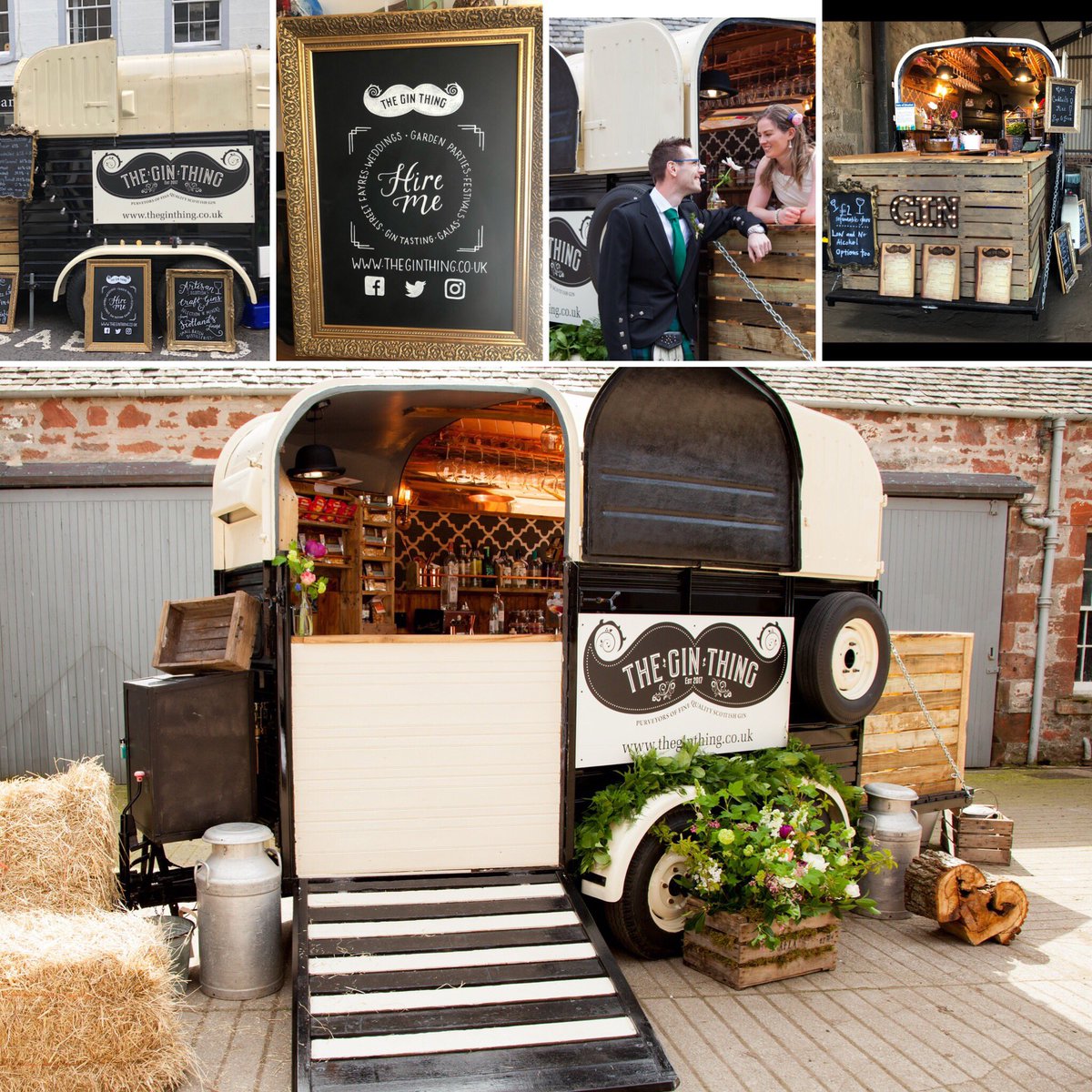 Book now. A local Scottish business ready to serve at your wedding, garden party, festival, street fayre and events in 2019. Gin Tasting too. #supportlocal #weddingseason #diywedding #havingaparty #uniquebar #itsmyparty