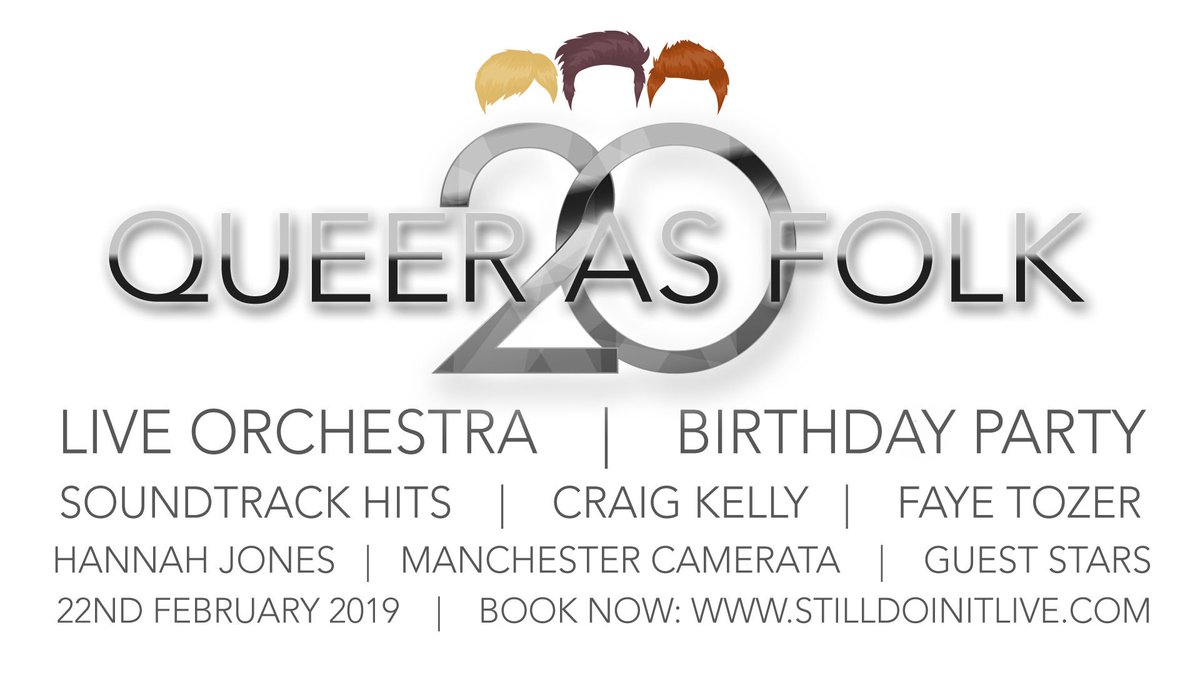 stilldoinitlive's tweet photo. What more #MondayMotivaton do you need? 

Tickets on sale now https://t.co/Ki4Nuh6cDZ

#QAF20 #stilldoinitlive #queerasfolk #music #manchester #birthdayparty #manchestercamerata #alberthallmcr https://t.co/WV9TaeL7cp