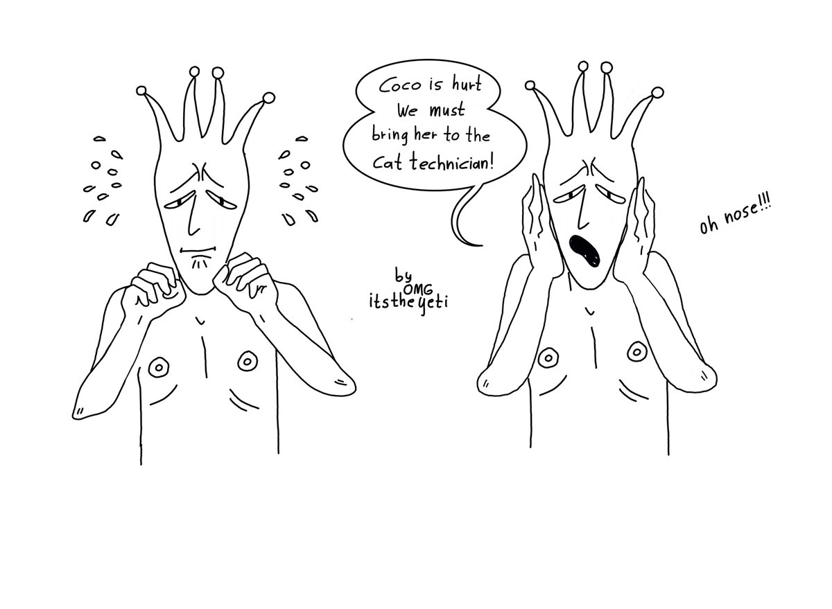 OMGitstheyeti's tweet image. #lineart #quotes #weirdhumor #sketchbook #shortcomic #postingontwitterissopointlesswhy #twitterartist #cartoonist #artistsoninstagram #artistsontwitter #ArtistOnTwitter #artisthelp #illustration #tattoodesign 

The Cat Technician.