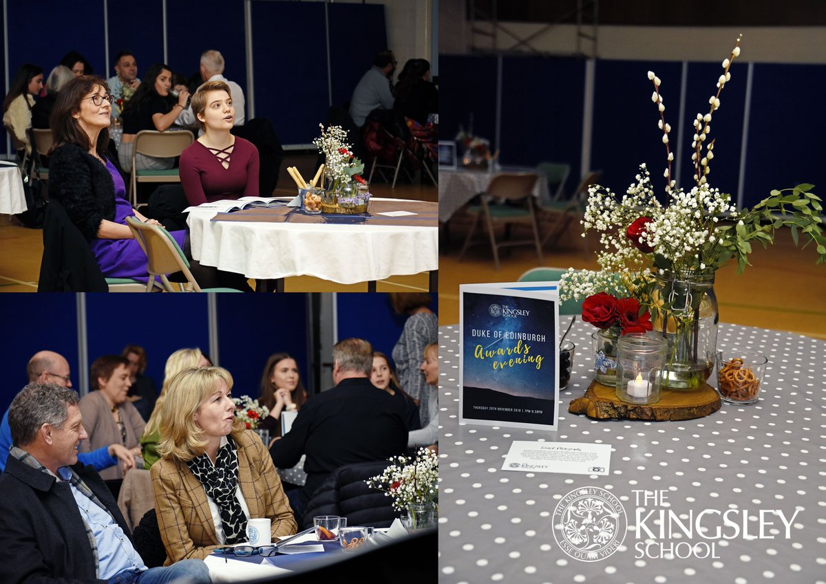 Kingsley_School's tweet photo. Our DofE Awards Evening took place on Friday, with students, parents and staff gathering to celebrate some amazing achievements. Many thanks to Timothy Cox, Lord-Lieutenant for the County of Warwickshire, for presenting the awards. #KingsleyDofE #ReachHigherReachOut @DofE https://t.co/3HTEtgLBGX