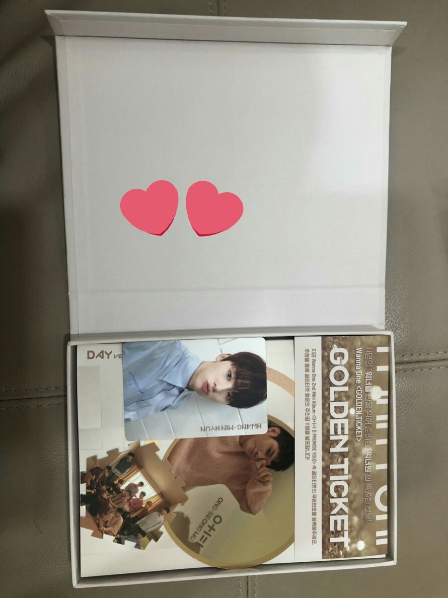 dnalystore's tweet photo. ขาย!!!
บั้ม Wanna one ipu. Day ver. 
การ์ดมินฮยอน มิลเลอร์อง ทาโซ่อูจิน 
ราคา450บาทค่ะ💛

#ตลาดนัดWANNAONE #ตลาดนัดวนว https://t.co/KithKsICqz