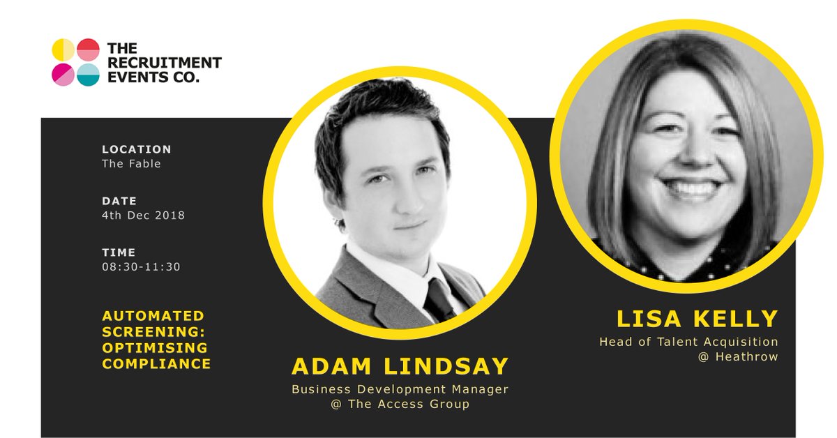 RecFest_Global's tweet photo. Last chance to sign up for our Automated Screening event tomorrow and we are thrilled to have Lisa Kelly and Adam Lindsay present! Register here or recommend a colleague: https://t.co/PHNCHrPln8 @AccessGroupREC #RecEvents https://t.co/yAWDIDMvnn