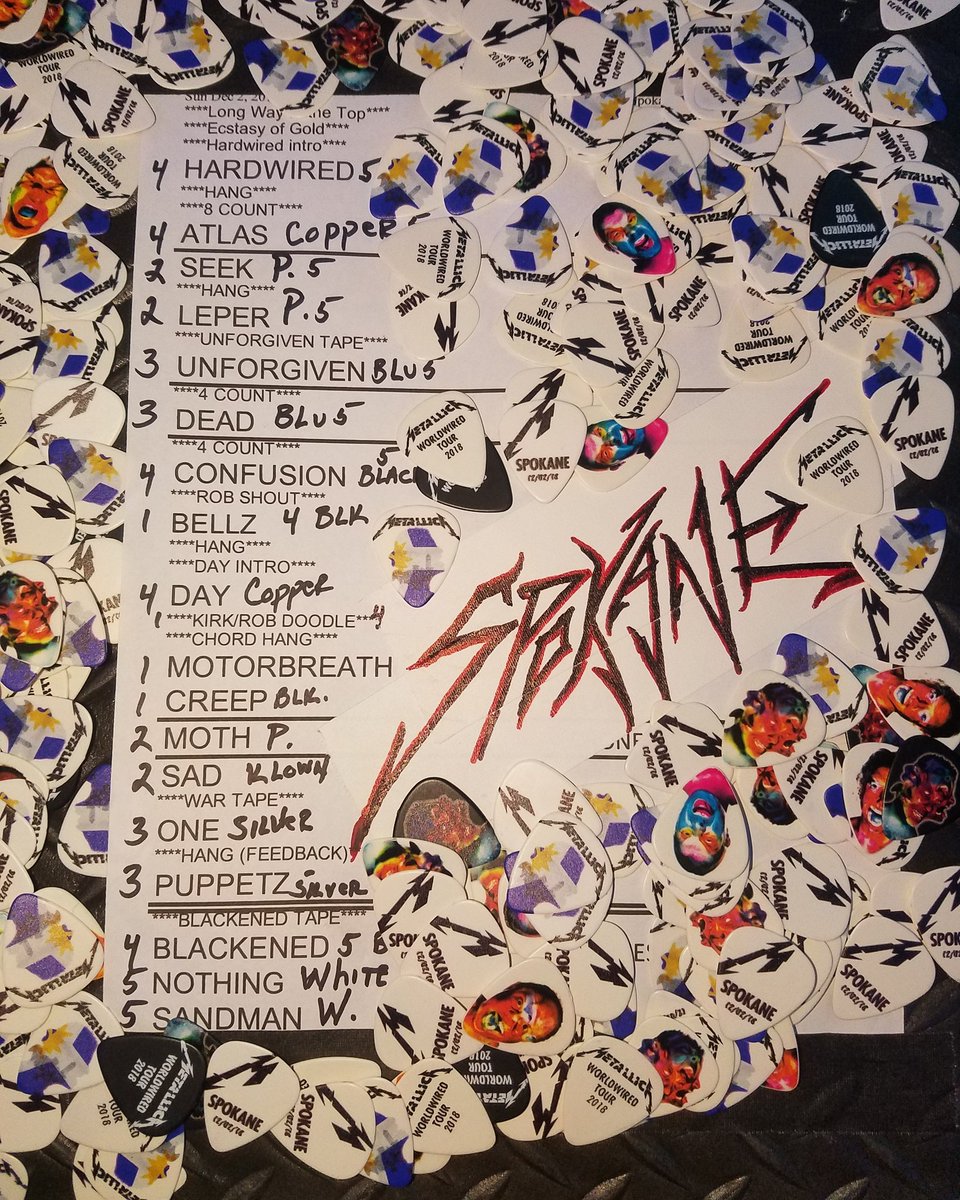 masterofpy's tweet photo. Spokane setlist
#MetInSpokane #Metallica #WorldWired https://t.co/JbUqskLCTR