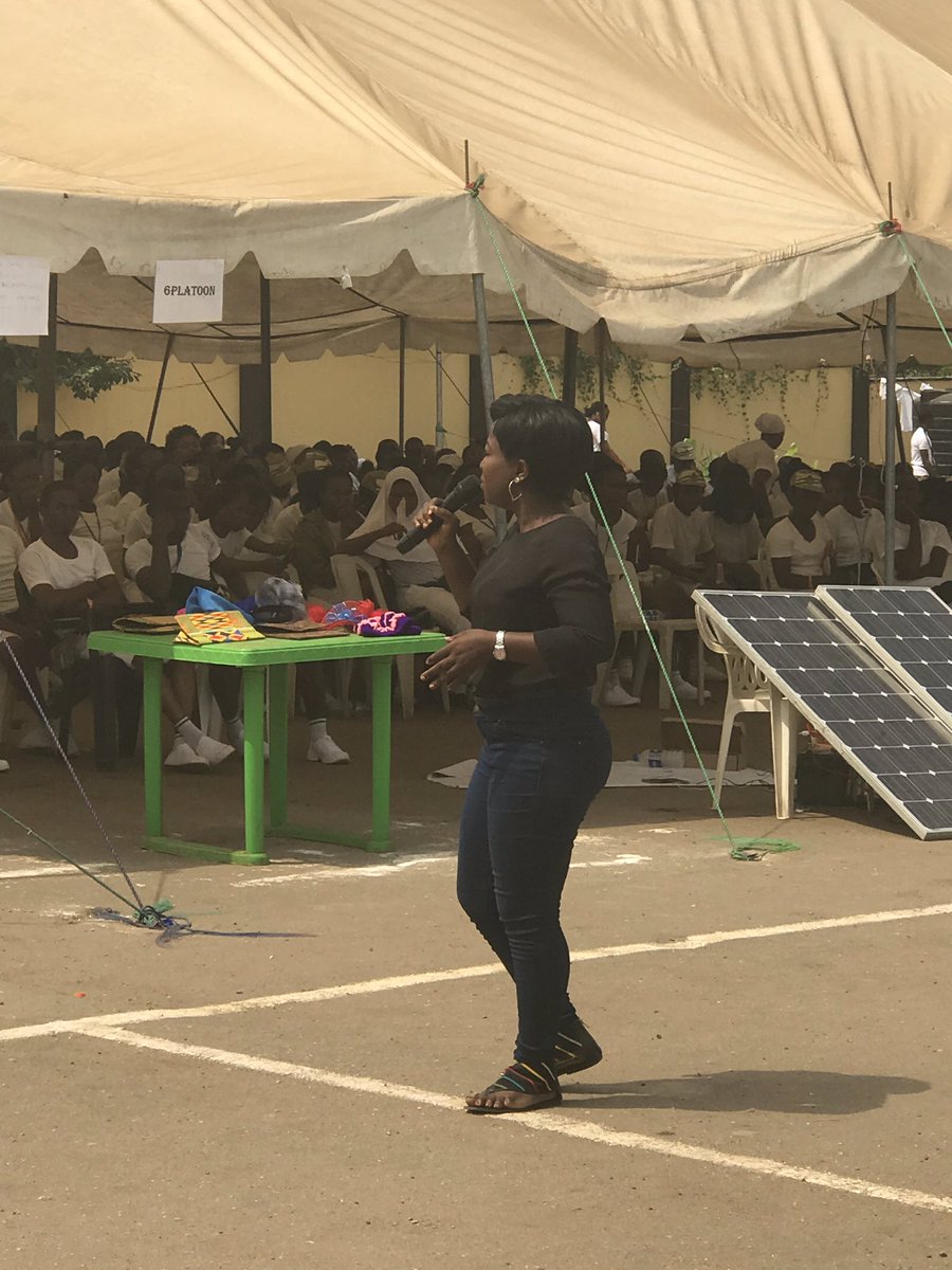 CeeOgbonnaya's tweet photo. “...the funding and the education you get from the Diamond Building Entrepreneur Today- BET Programme is one of a kind!”
Past BET Beneficiary, Bukola Akin Akindoju speaking to the Corp member @ The DiamondNYSCSAED Event.
#DiamondSWAG
#DiamondPocketMoney4AYear https://t.co/Qob1hROupz