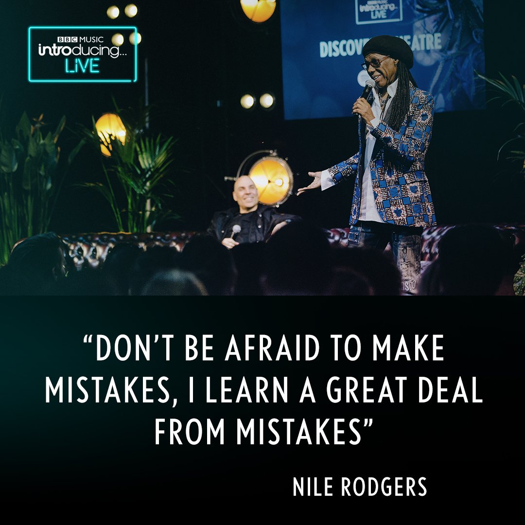 bbcintroducing's tweet photo. How about some #MondayMotivation straight from the legend himself - @NileRodgers? https://t.co/riaxzlLNKe