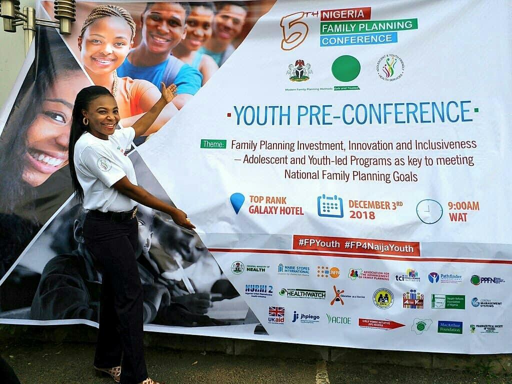 Elated to be at 5th Nigeria #FamilyPlanning #Youth Pre-Conference. When youths drive the conversation abt their sexual & reproductive health, we're bound to solve their unmet needs for #familyplanning, most especially for youths with disabilities & #PLHIV
#FPYouth #FP4NaijaYouth