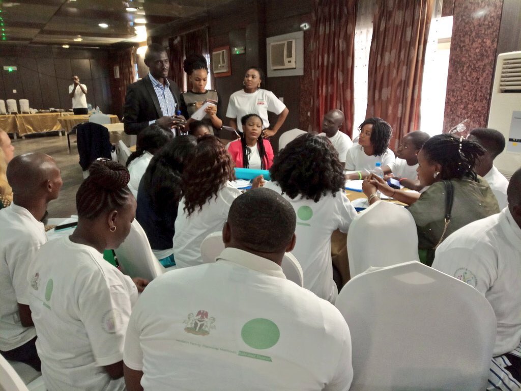 Breakout session on unmet need of adolescents and youth living with HIV/AIDS, a subset of the 5th Nigeria FP youth pre-conference #FPYouth #FP4NaijaYouth #Nfpc2018
