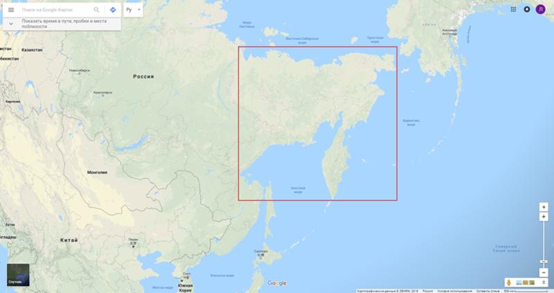 Карта чукотка камчатка