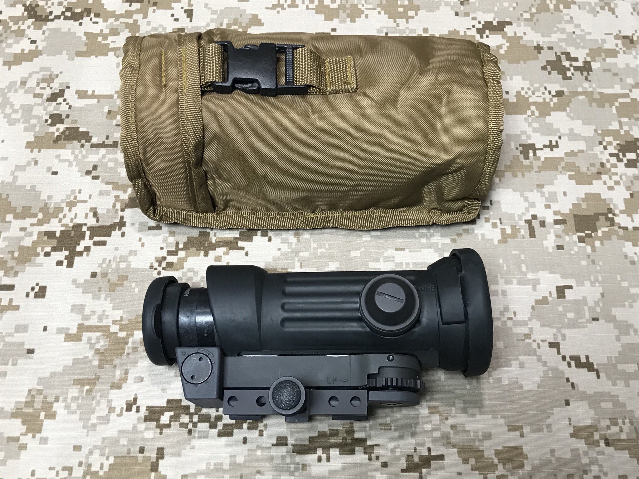 BLACKLINE в X: „実物 elcan M145 オプティカルサイトです。米軍